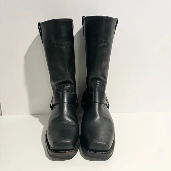 Women’s Harley Davidson Hustin Water Proof Riding Boots 7.5 - Picture 3 of 12